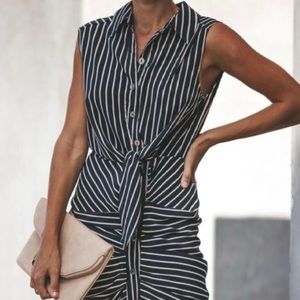 Vici Encounters Button Down Dress NWOT